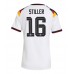 Německo Angelo Stiller #16 Dámské Domácí Dres MS 2026 Krátkým Rukávem Německo Angelo Stiller #16 Dámské Domácí Dres MS 2026 Krátkým Rukávem